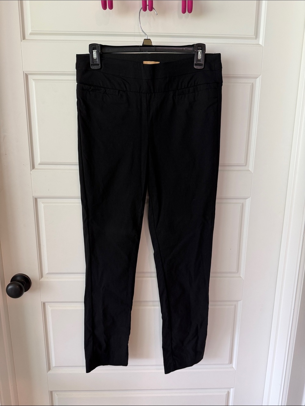 Takara Black Straight-Leg Pull-On Pants